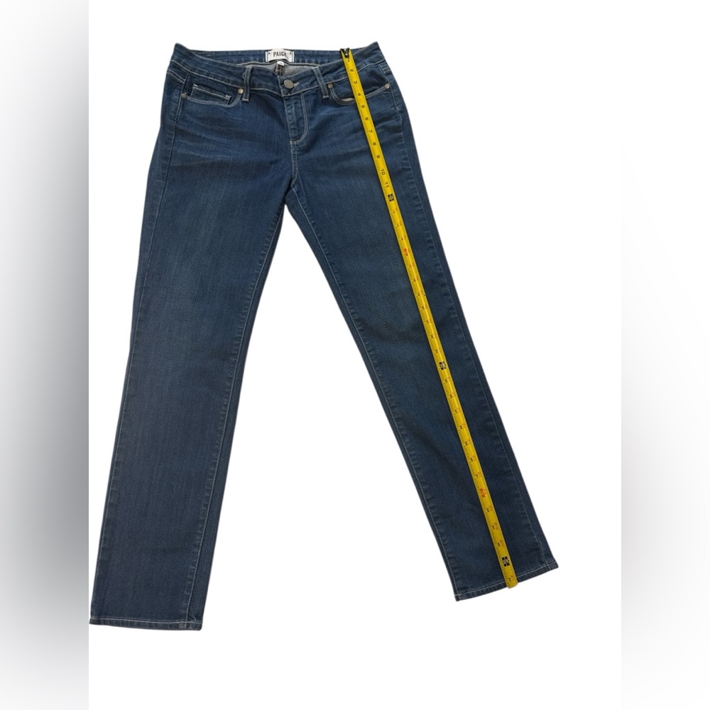 PAIGE Dark Blue Straight Leg‎ Jeans Skyline Ankle Peg size 29 - Picture 5 of 10